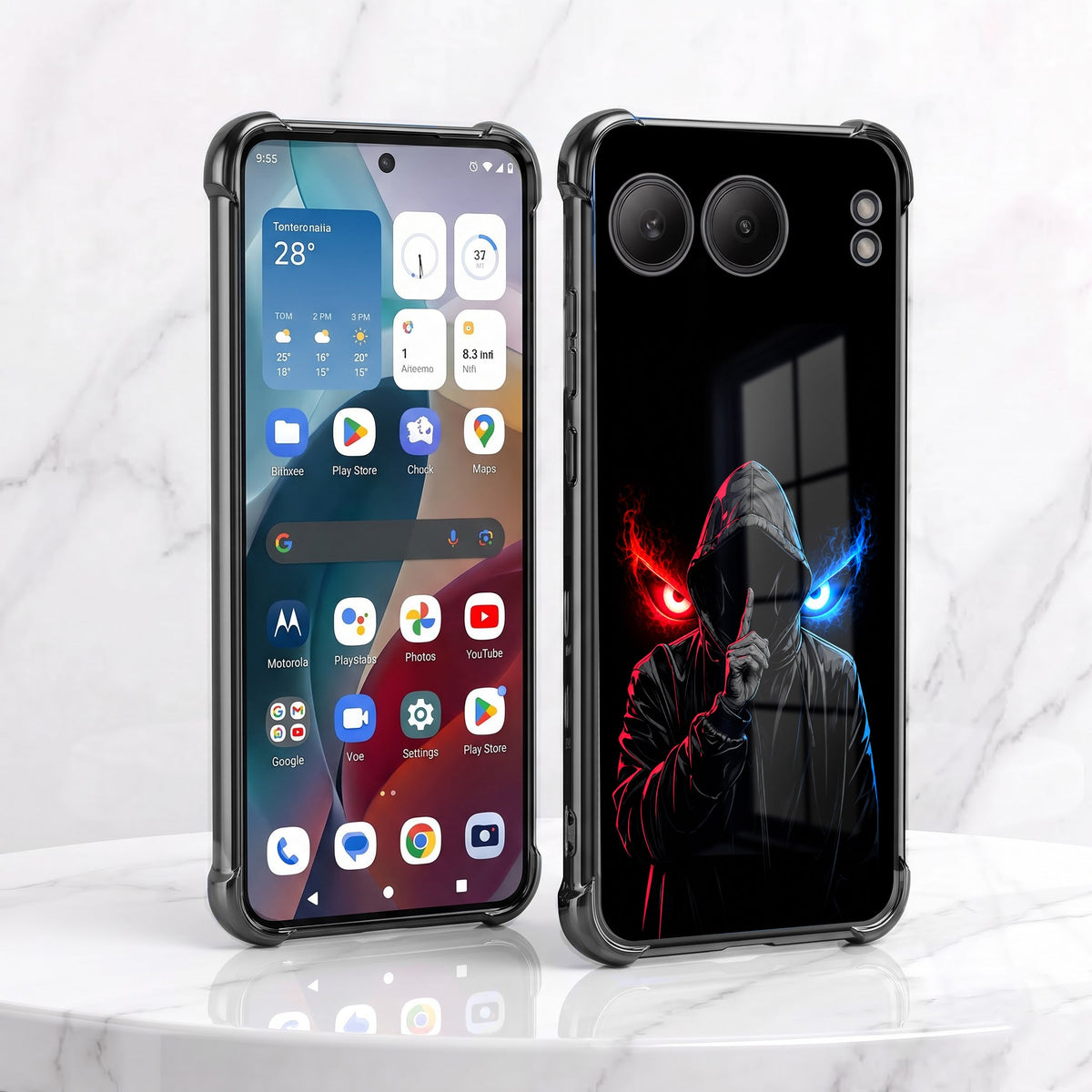 One Plus Nord 4 5G Hooded Shadow Demon Airbags Printed Back Case