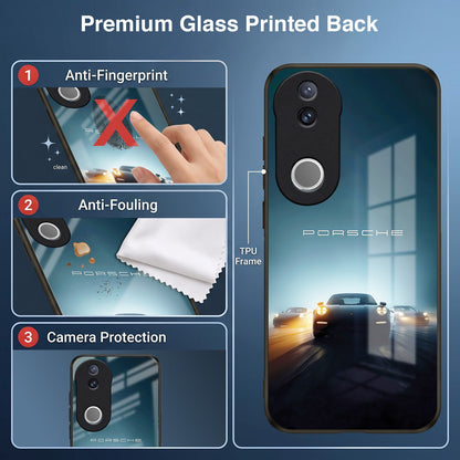 Vivo V50 5G Porsche Acrylic Glass Back Case