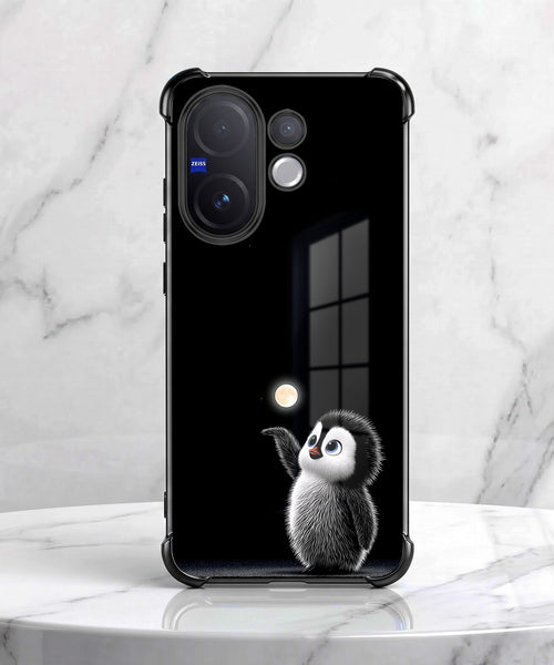 Vivo V60 5G Moonlight Penguin Airbags Printed Back Case