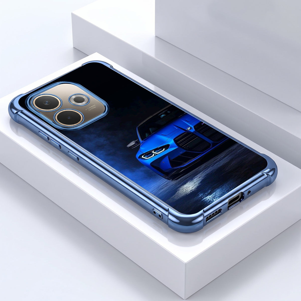 Oppo A5 Pro 5G BMW Sport Car Airbags Printed Back Case