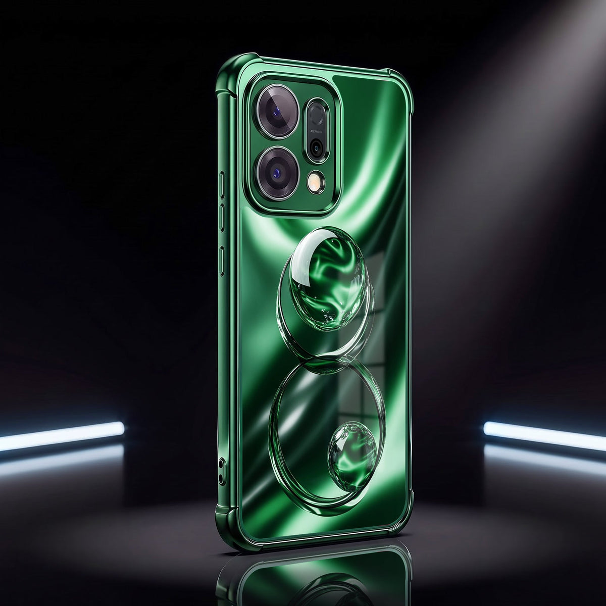 Oppo Reno 14 5G Green Venom Airbags Printed Back Case