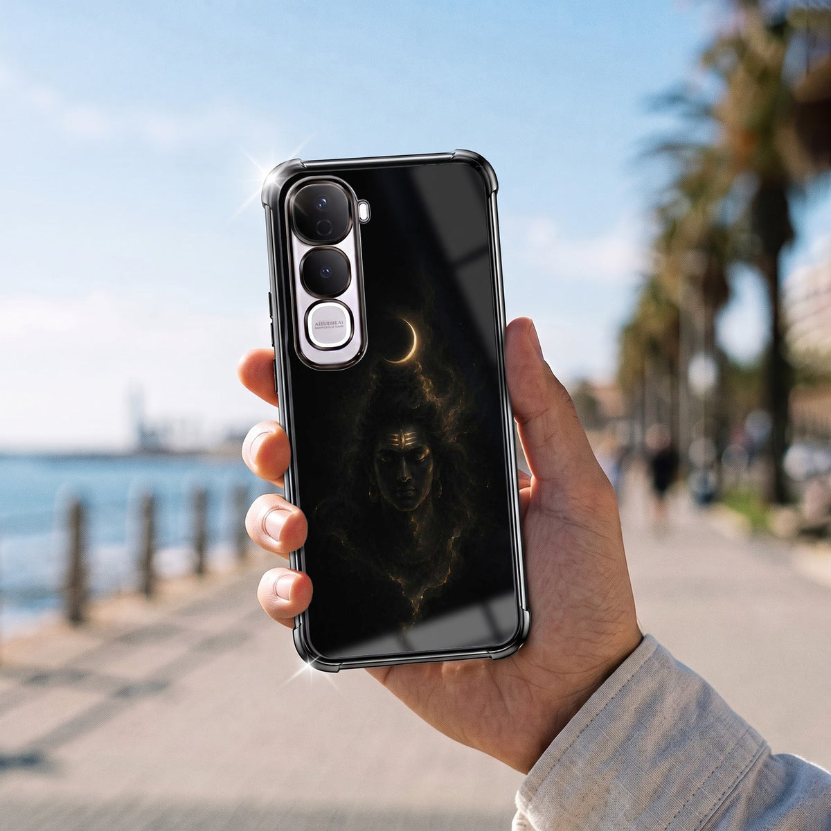 Vivo Y400 Pro 5G Divine Mahadev Airbags Printed Back Case