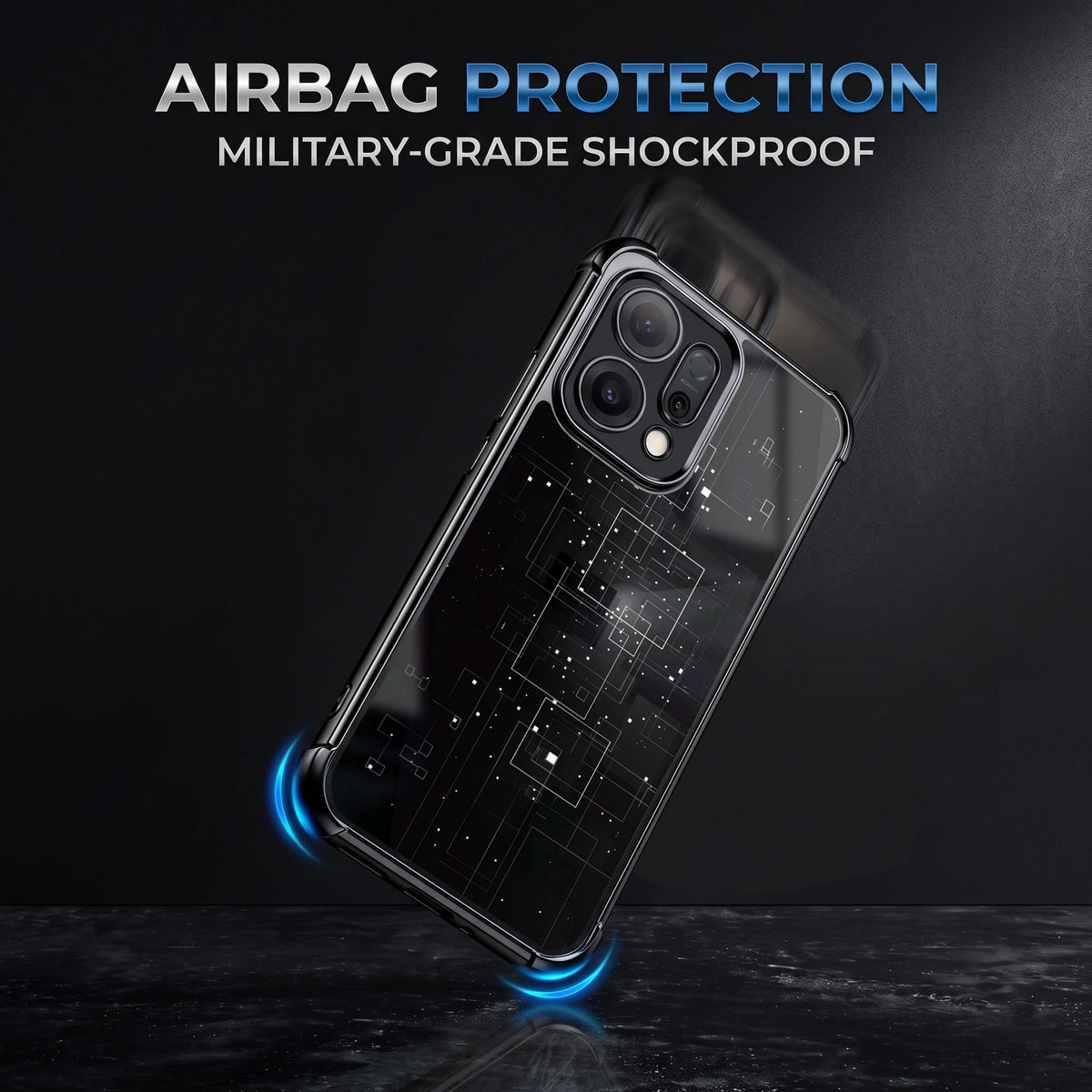 Oppo Reno 14 5G Premium Phantom Shield Airbags Printed Back Case