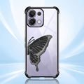 Oppo K13 5G Premium Butterfly Glitter Transparent Shockproof Airbag Phone Case