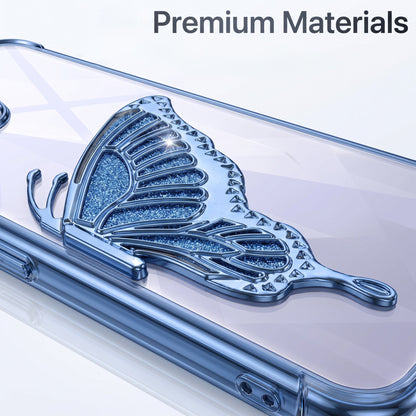 Oppo K13 5G Premium Butterfly Glitter Transparent Shockproof Airbag Phone Case