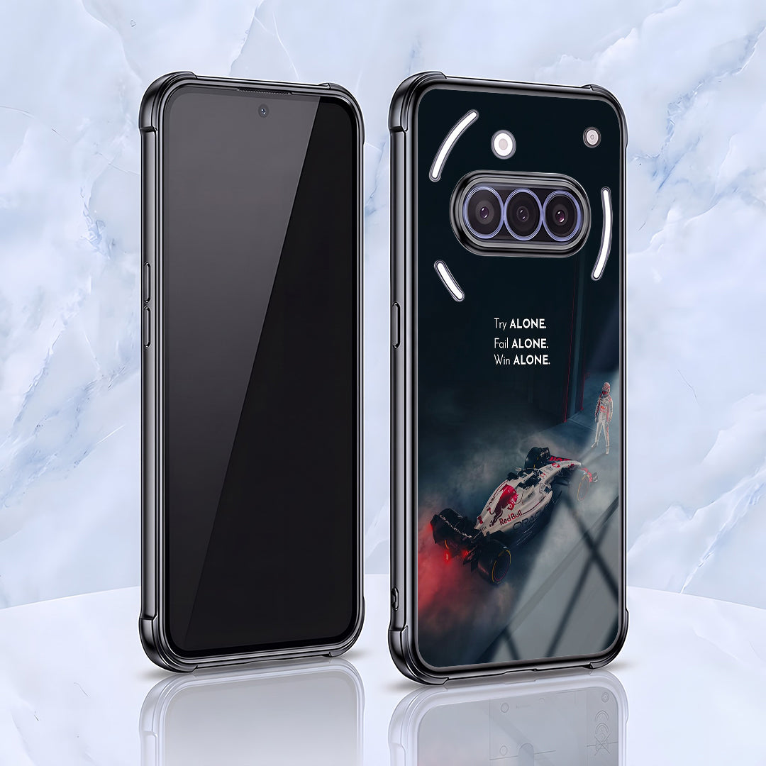 Nothing Phone 3a 5G F1 Alone Airbags Printed Back Case
