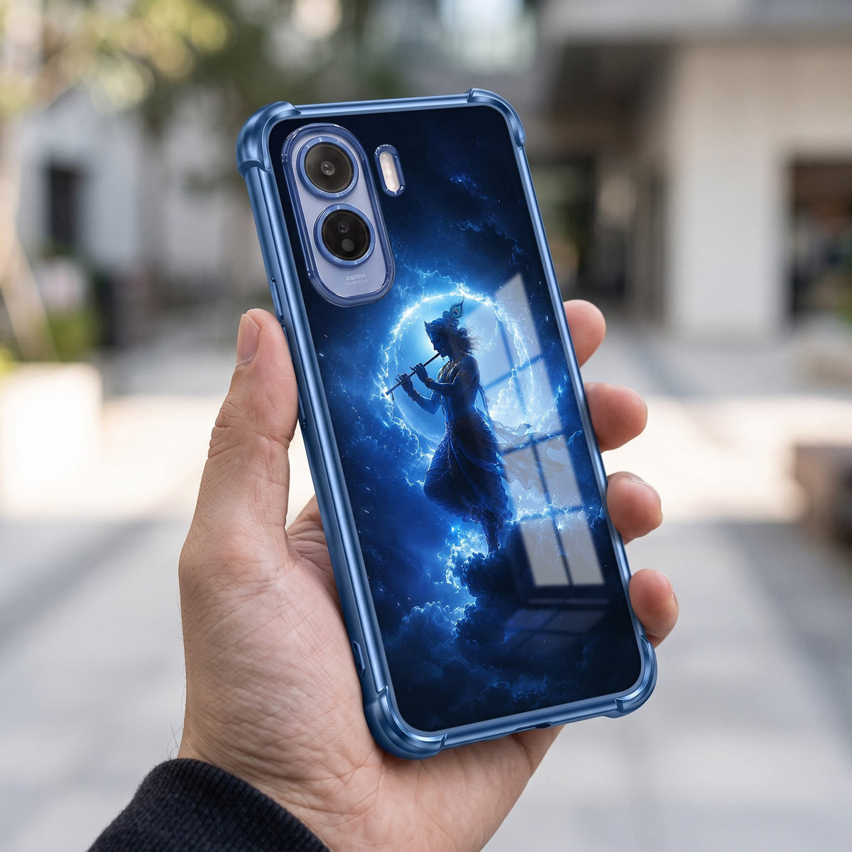 Vivo T5 Pro 5G Lord Krishna Airbags Printed Back Case