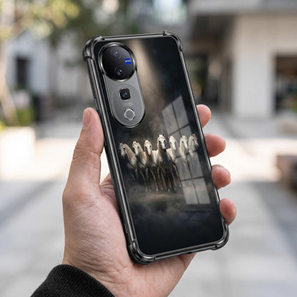 Vivo V40 Pro 5G Running Horses Airbags Printed Back Case