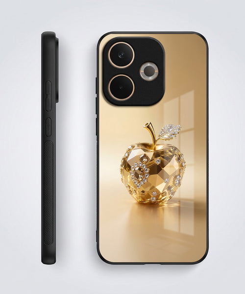 Oppo A5 Pro 5G Golden Apple Acrylic Glass Back Case