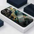 Oppo A5 Pro 5G Premium Acrylic Shockproof Glass Back Case (Ocean Ember)