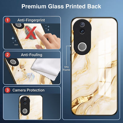 Vivo V50 5G Marvel Texture Acrylic Glass Back Case