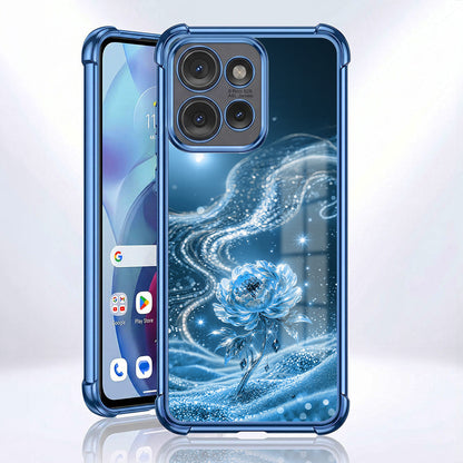 Motorola Edge 50 Neo 5G Blue Rose Airbags Printed Back Case