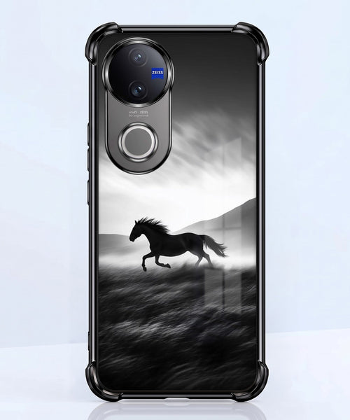 Vivo V50 5G Running Horse Printed Back Case