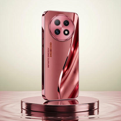 Oppo F29 Pro 5G Luxury Infinity Energy Pink Electroplated Glass Phone Back Case