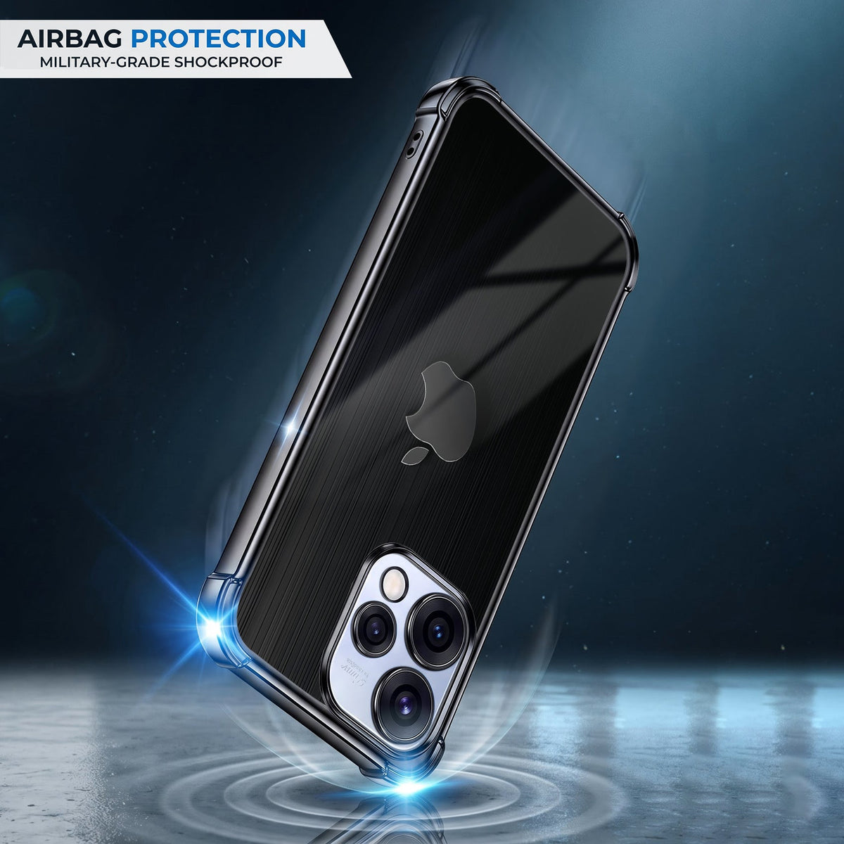 Oppo Reno 15 5G Premium Black Apple Airbags Printed Back Case