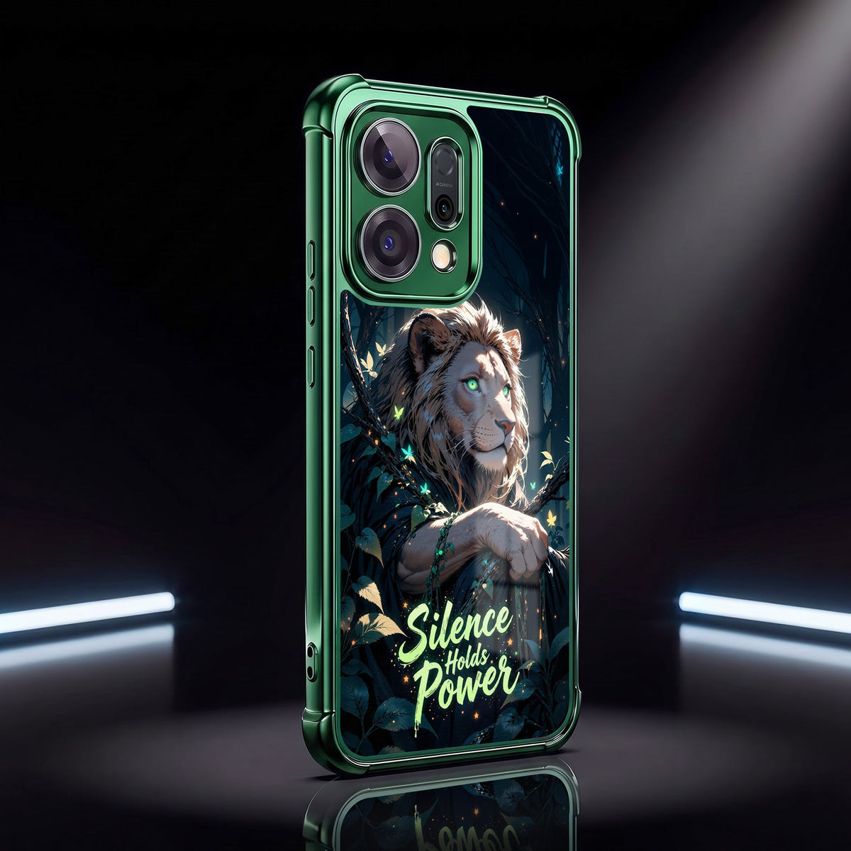 Oppo Reno 14 5G Silence Holds Power Airbags Printed Back Case
