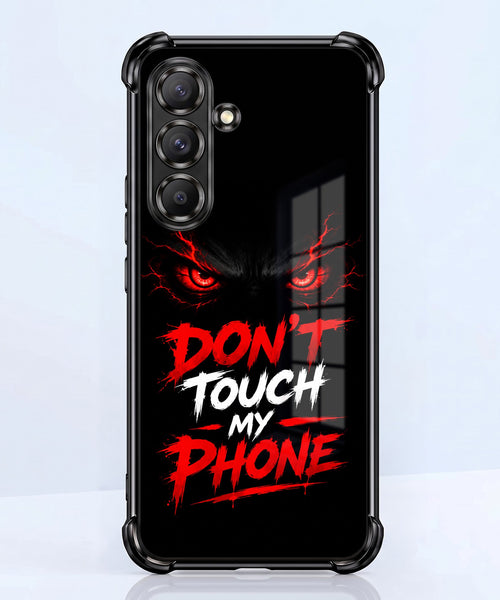 Samsung Galaxy A36 5G Don't Touch My Phone Airbags Printed Back Case