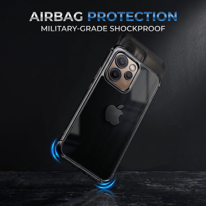 Oppo Reno 15 Pro Mini 5G Premium Black Apple Airbags Printed Back Case