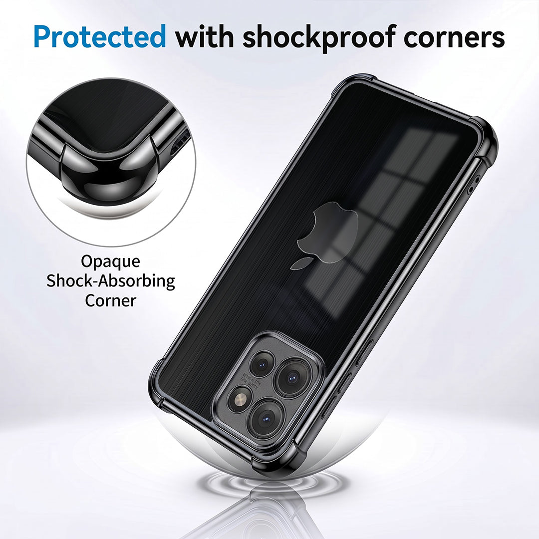 Motorola Edge 50 Neo 5G Premium Black Apple Airbags Printed Back Case