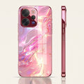 Vivo V70 5G Pearl Aurora Pink Electroplated Glass Phone Back Case