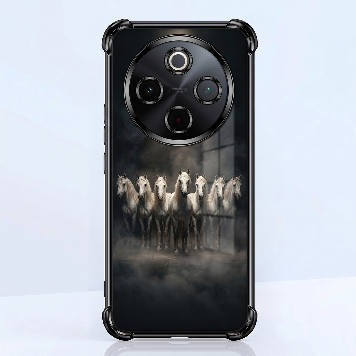 Vivo T4 5G Running Horses Airbags Printed Back Case