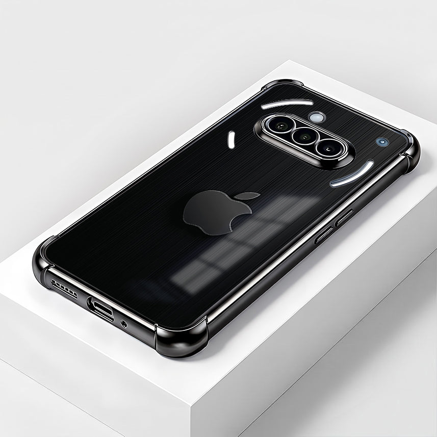 Nothing Phone 3a 5G Premium Black Apple Airbags Printed Back Case