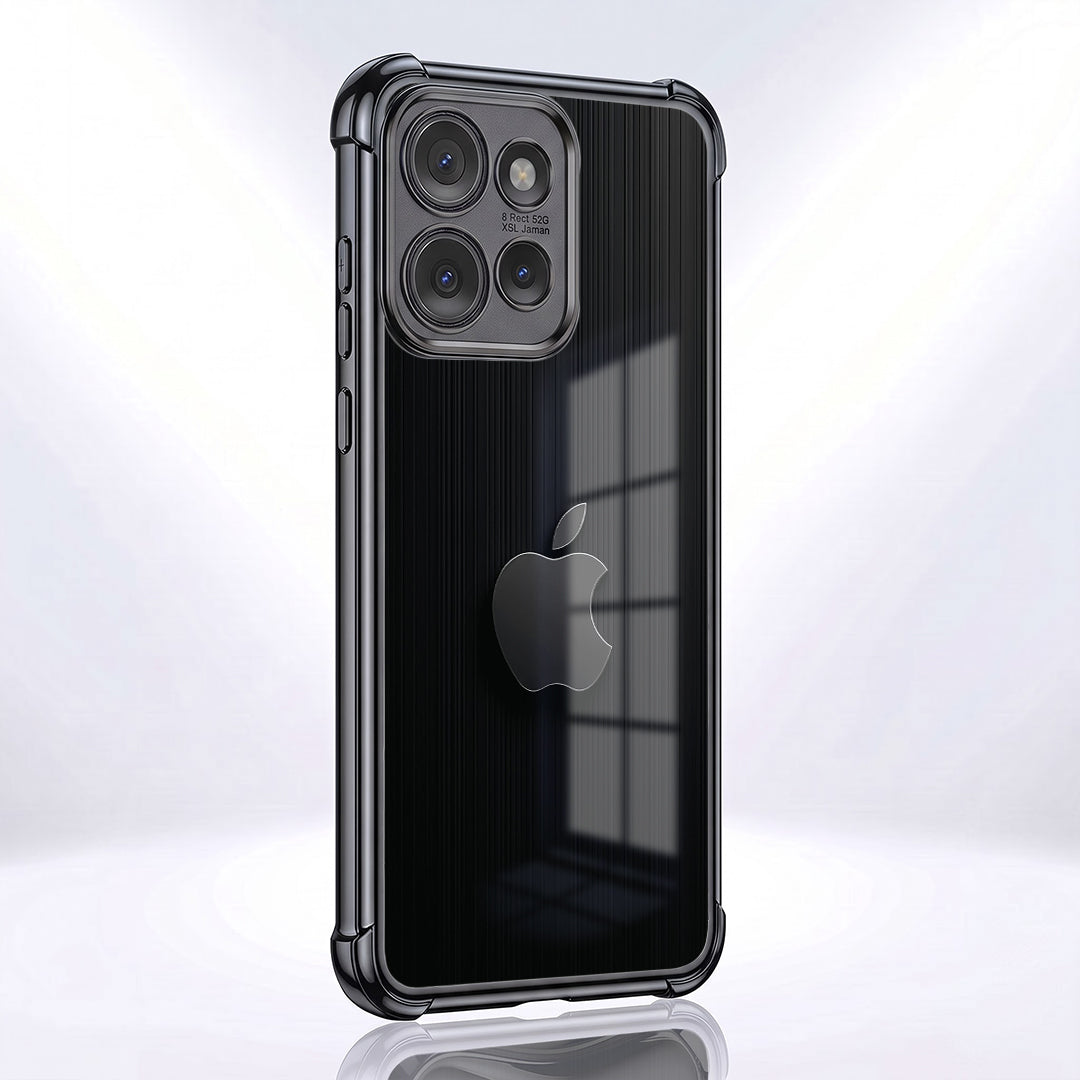 Motorola Edge 50 Neo 5G Premium Black Apple Airbags Printed Back Case