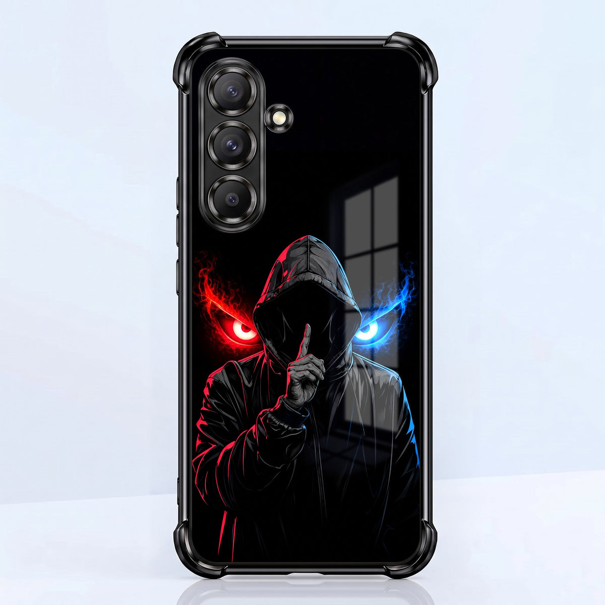 Samsung Galaxy A56 5G Hooded Shadow Demon Airbags Printed Back Case