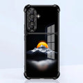 Samsung Galaxy A56 5G Golden Sunset Dual-Tone Transparent Airbags Case