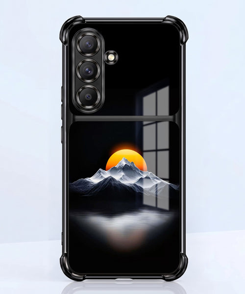 Samsung Galaxy A56 5G Golden Sunset Dual-Tone Transparent Airbags Case