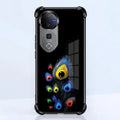 Vivo V40 Pro 5G Multi-Feather Peacock Airbags Printed Back Case
