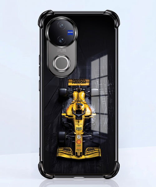Vivo V50 5G F1 Racing Cars Airbags Printed Back Case