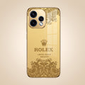 Oppo Reno 15 5G Rolex Crown Gold Electroplated Glass Phone Back Case