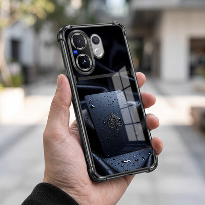 Vivo V60 5G Ace King Dual-Tone Transparent Airbags Case
