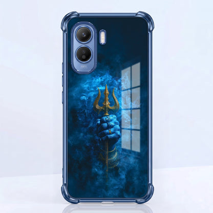 Vivo T5 Pro 5G Premium Golden Trishul Airbags Printed Back Case