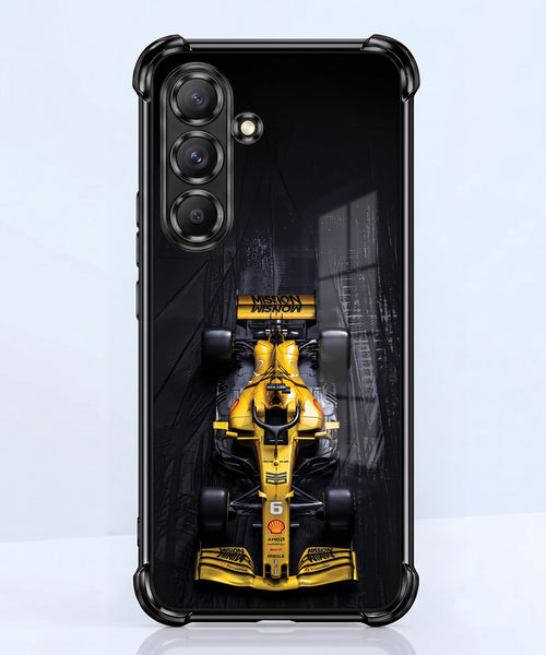 Samsung Galaxy A56 5G F1 Racing Cars Airbags Printed Back Case
