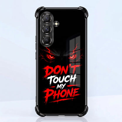 Samsung Galaxy A56 5G Don't Touch My Phone Airbags Printed Back Case