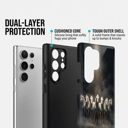 Samsung Galaxy S25 Ultra 5G Running Horses Protective Cases