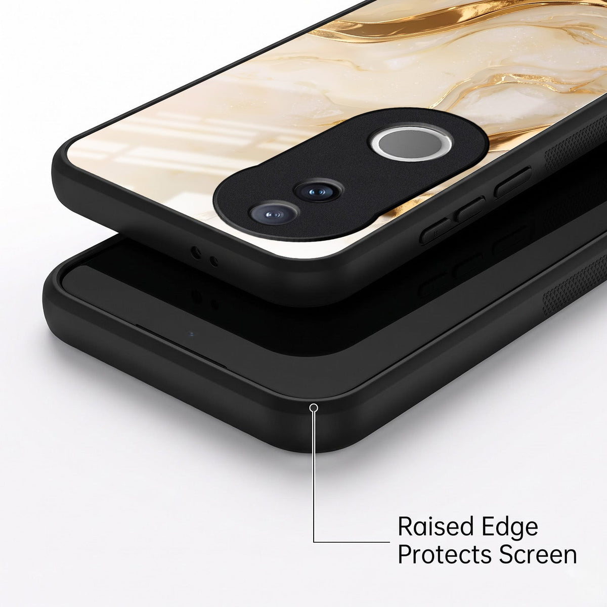 Vivo V50 5G Marvel Texture Acrylic Glass Back Case