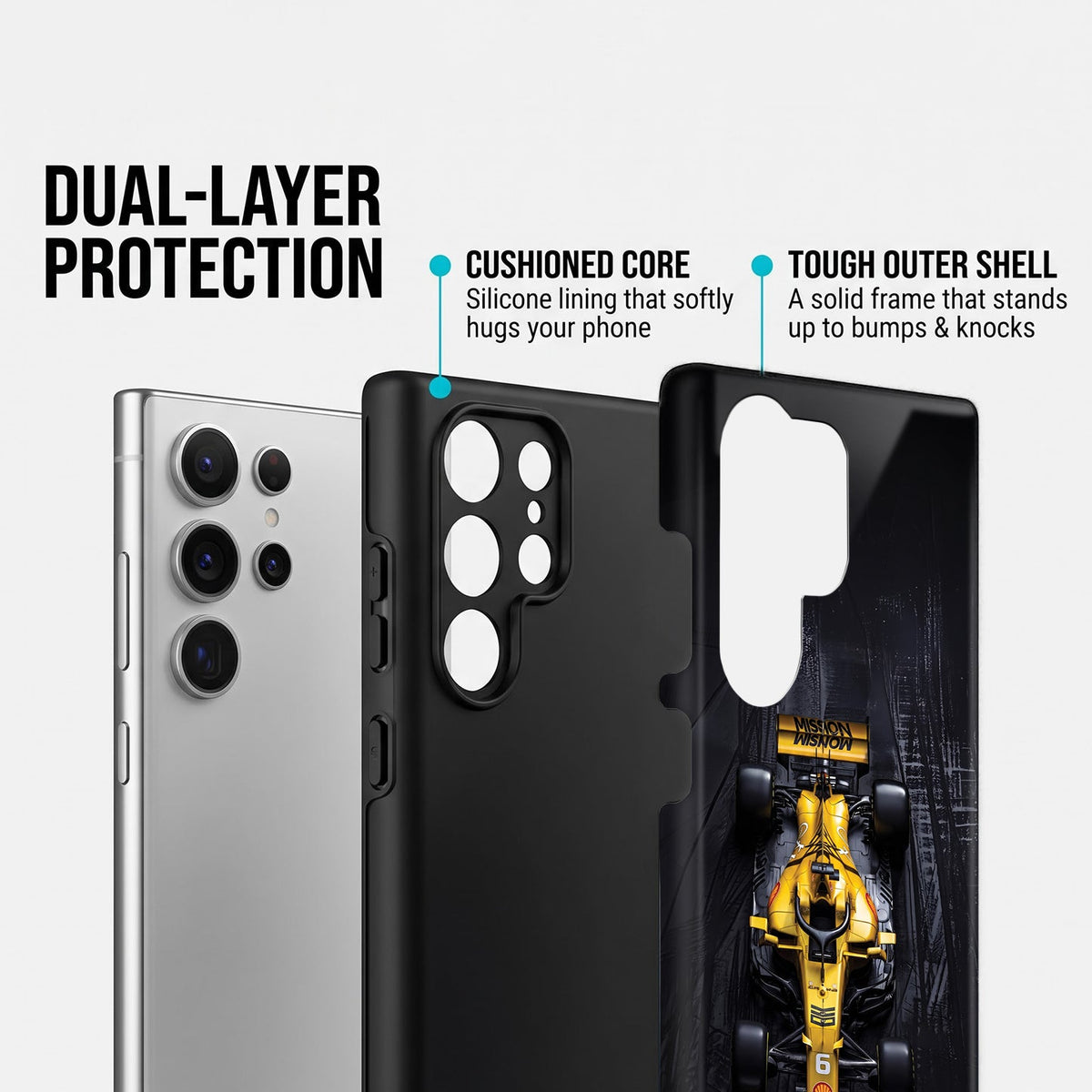 Samsung Galaxy S25 Ultra 5G F1 Racing Car Protective Case