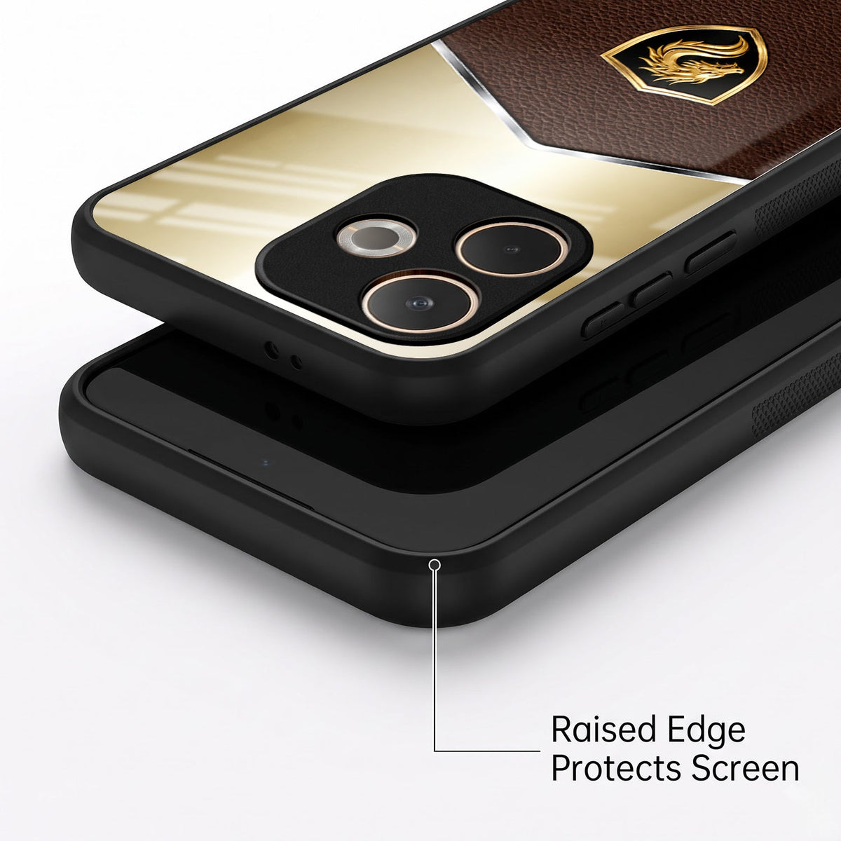 Oppo A5 Pro 5G Dragon Crest Acrylic Glass Back Case