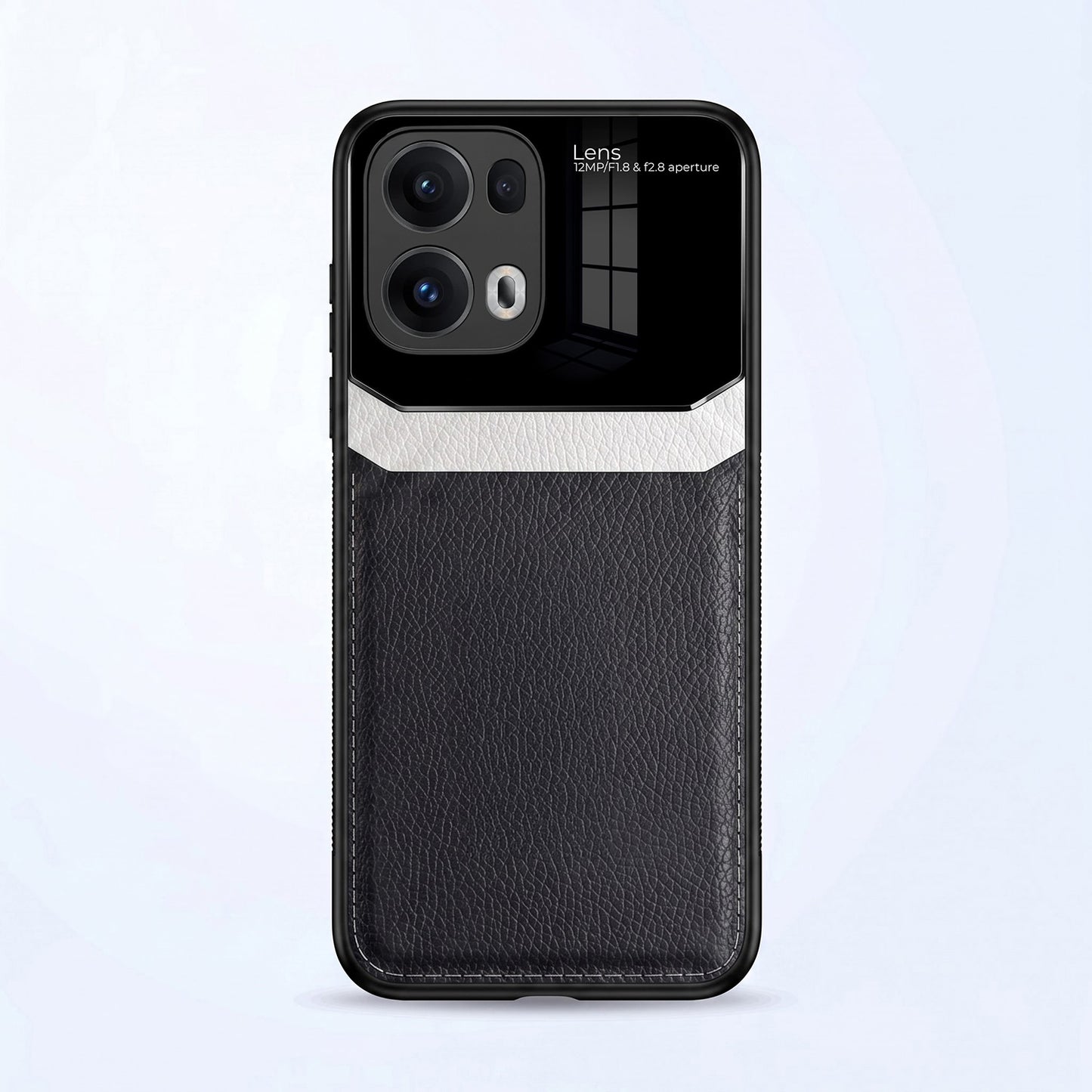Oppo Reno 13 Pro 5G Premium Leather Lens Protective Case
