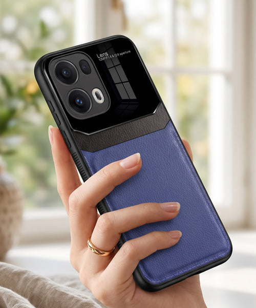 Oppo Reno 13 Pro 5G Premium Leather Lens Protective Case