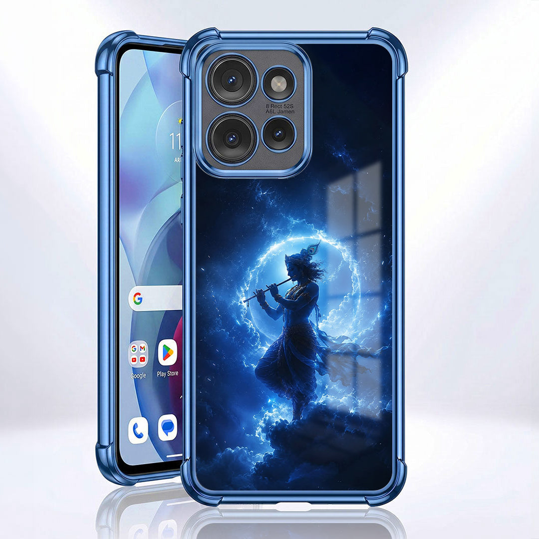 Motorola Edge 50 5G Lord Krishna Airbags Printed Back Case