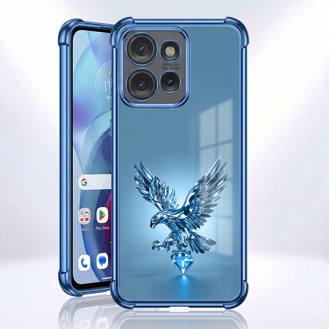 Motorola Edge 50 5G Blue Eagle Airbags Printed Back Case