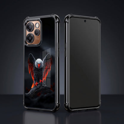 Oppo Reno 15 Pro Mini 5G Premium Black Eagle Airbags Printed Back Case