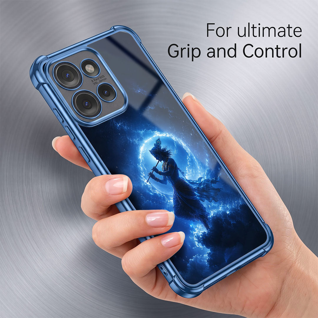 Motorola Edge 50 Neo 5G Lord Krishna Airbags Printed Back Case