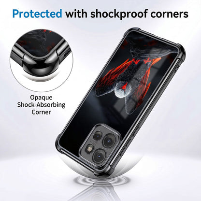 Motorola Edge 50 Neo 5G Premium Black Eagle Airbags Printed Back Case