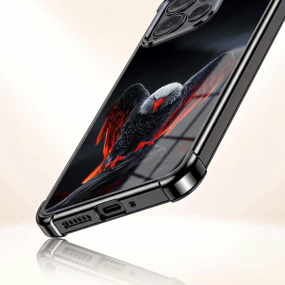 Motorola Edge 50 Neo 5G Premium Black Eagle Airbags Printed Back Case