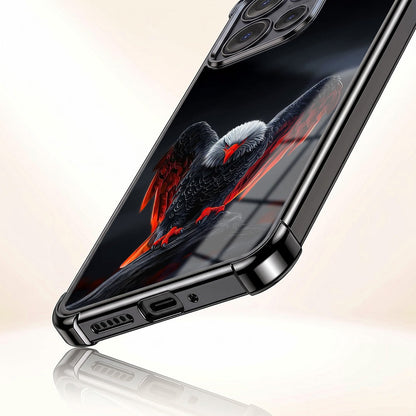 Motorola Edge 50 Neo 5G Premium Black Eagle Airbags Printed Back Case